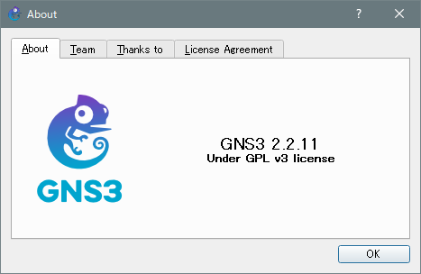 Gns3 Virtualbox ネットワーク構成